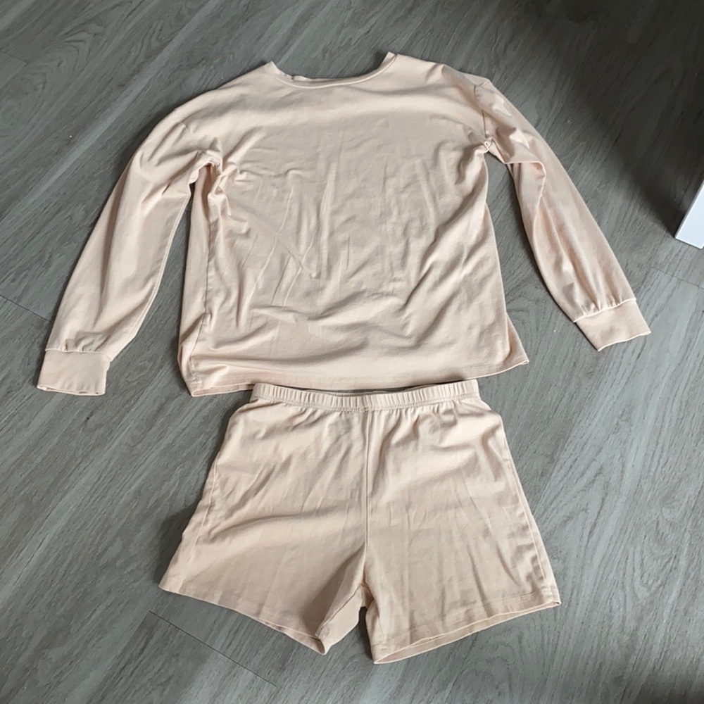 Princess polly biker shorts with long sleeve tee